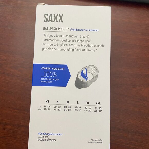 Saxx VIBE 2 pack Boxer Briefs Ultimate Comfort Woodland Camo & Black - Picture 3 of 3